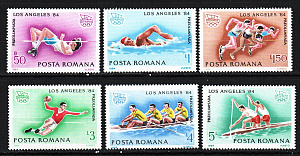 Румыния, 1984, Летняя Олимпиада, 6 марок